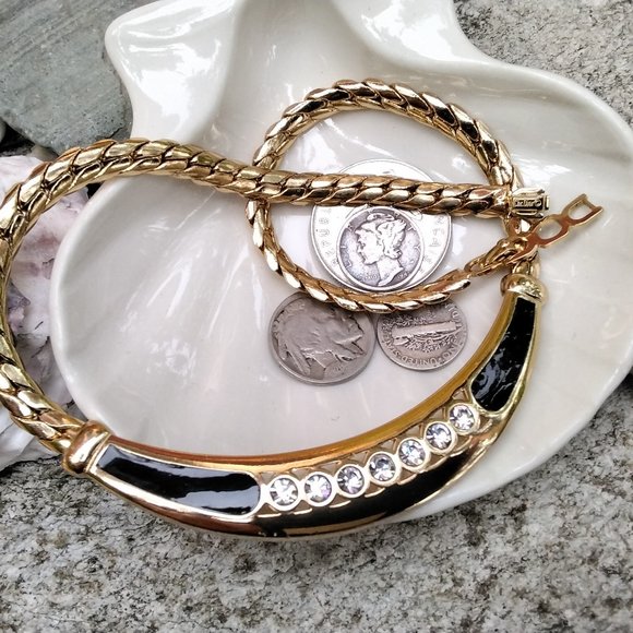 1980's Christian Dior Signed Collar Necklace - Picture 5 of 10